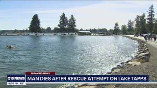 Man dies after rescue attempt on Lake Tapps