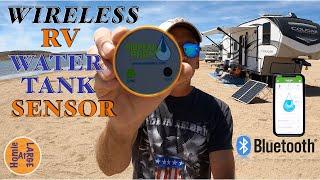 WIRELESS RV WATER TANK SENSOR Mopeka Pro Check Water Monitor Install, Review & Test