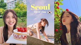 Seoul Vlog  girls trip, picnic, shopping, foodie, birthday celebration, first haircut exp🫶️