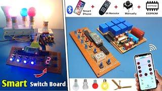 Diy Complete Home Automation System | 4 Lights On Off & 1 Fan Speed Control | Smart Switch Board