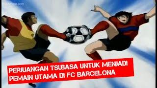 Kartun Bola - Captain Tsubasa | Latihan tanding di FC Barcelona Catalonia Spanyol