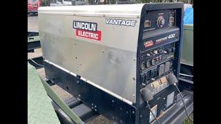 Lot 8: LINCOLN ELECTRIC Vantage 400 Generator Welder. Trailer NOT Included.