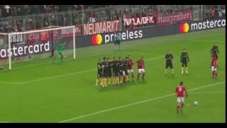 Lewandowski AMAZING Freekick Goal Bayern Munich vs Atletico Madrid 1-0 UCL 06/12/16 | HD