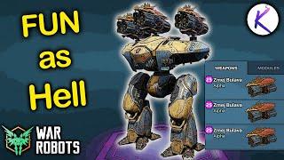 Bulava Sharanga Titan War Robots gameplay WR Robot update 8.3