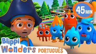 Criaturas curiosas (Parte 1) | Blippi Brasil | Desenhos Animados Educativos