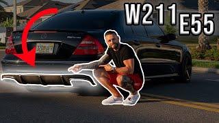 Diffuser install on my E55 AMG! | VLOG 21