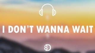 David Guetta & OneRepublic - I Don't Wanna Wait ( 8D EXPERIENCE  )