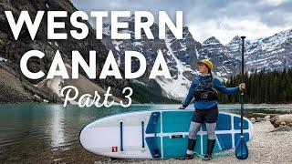 Travel Vlog: Exploring Western Canada Part 3 - Paddling Moraine Lake, Banff National Park