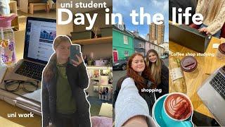 a day in the life of a uni student | lectures, uni work, + shopping