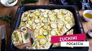 zucchini focaccia