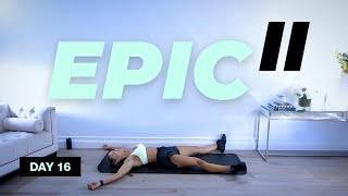 30 Min SUPERset HIIT Workout / No Equipment | EPIC II - Day 16