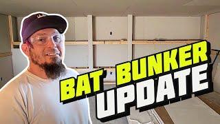 Batcave "BAT BUNKER" Construction Update! Statue Collection Room Progress