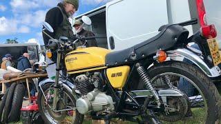 ARDINGLY A Look Around Outside at SOUTH of ENGLAND Vintage Classic Motorcycle Show & Bike Autojumble