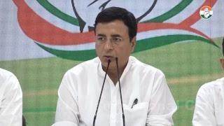 LIVE: AICC Press Briefing By Randeep Singh Surjewala at Congress HQ