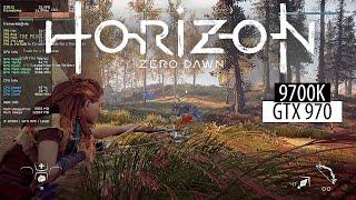 Horizon Zero Dawn PC Gameplay Benchmark | GTX 970 | i7 9700K | Low/Medium/High/Ultra Settings