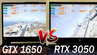 GTX 1650 vs RTX 3050 - 5 Games Side by Side Comparison  Help me to reach 100K Subscribers