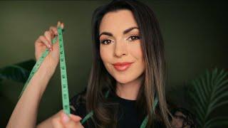 [ASMR] Measuring Your Face VERY Precisely  Close Up Personal Attention