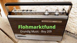 (kleine) Reparatur GRUNDIG Music-Boy 209  Kofferradio von 1969 Restauration altes Radio