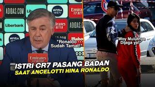 EFEK HINA RONALDO  Beginilah Balasan Georgina Istri Ronaldo Saat Ancelotti Ejek CR7 Di Depan Media