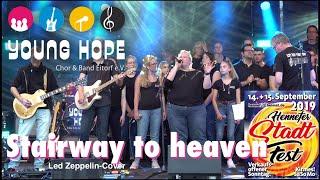 Stairway to heaven (Led Zeppelin) Coververs. YOUNG HOPE Chor & Band e. V. - 4 K