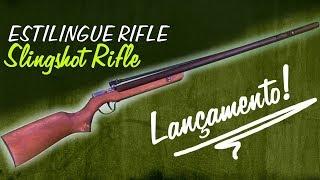 Estilingue Rifle Co2 Brasil - Slingshot Rifle - Lançamento!