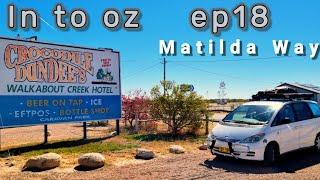 In to Oz ep 18.Matilda Way,Crocodile Dundee Pub Queensland, Australia, outback,