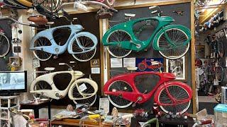 Bicycle Heaven museum with TIMELESS classics, history, beauty, and rarities!