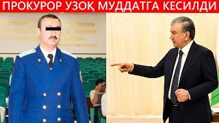 ПРОКУРОРГА ХУКМ ЎҚИЛДИ,100МИНГ ДОЛЛАР БИЛАН ҚУЛГА ТУШГАН