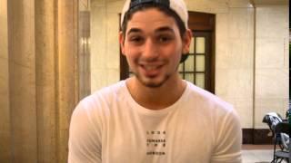 Alan Bersten gives LMVs Dancing with the Stars a Shout out!