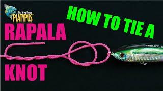 How to Tie a Rapala Knot - Tackle Tactics Animated Knot Series