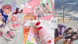 [STAY VLOG] week in my life ⭒˚｡⋆ birthdays, kpop merch, photocard mail, korean skincare + more !!