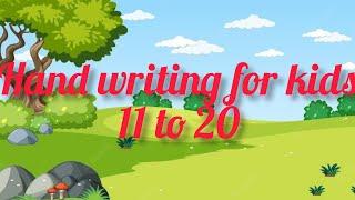 how to write number properly/ number counting/ writing number for kids/children hand writing video
