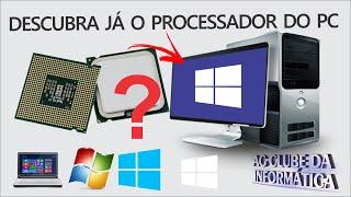 Como Descobrir o Processador do PC, Socket, Núcleos, Max TDP, Threads, AMD ou Intel