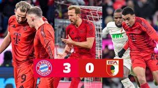 Bayern München gegen Augsburg 3-0 Highlights Tore & Harry Kane Hattrick vs. Augsburg & Bundesliga