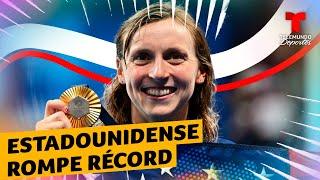 El Medallero del Día: Katie Ledecky gana oro para USA y rompe récord | Juegos Olímpicos París 2024