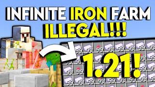 BEST 1.21 IRON FARM Minecraft Tutorial - 100% Stable!