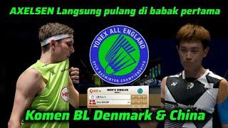 Komentar BL China & BL Denmark Melihat Viktor Axelsen Kalah dari Lin Chun-yi di R32 All England 2025