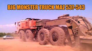 BIG MONSTER TRUCK MAZ 537-543 | Army Truck RUSSIAN SOVIET ERA