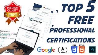 Top 5 Lucrative Skills with Free Professional Certification - %100 free | September 2020