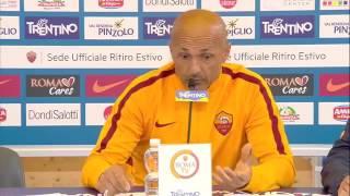 RITIRO PINZOLO Conferenza Spalletti