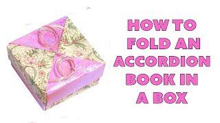 How to Make an Accordion Book in a Box