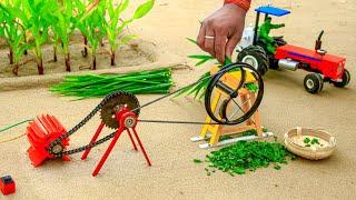 Electrical Chaff Cutter Machine For Cows  Food Mini Science Project |@sunway2