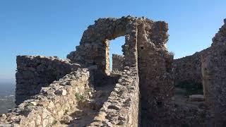 Castle of Villehardouin, Mystras, Sparta, Peloponnese, Greece, Europe