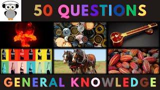 General Knowledge Quiz Trivia | 50 Questions | Do You Know | Pub Quiz #quiz #trivia
