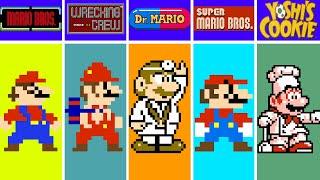 Evolution of Super Mario Games Animations in Nes Console (1983-1994)