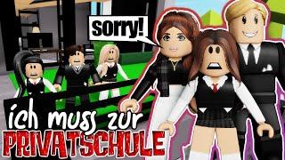 Hilfe‼️ Meine ELTERN schicken mich auf eine PRIVATSCHULE  BROOKHAVEN Story RP Roblox DEUTSCH