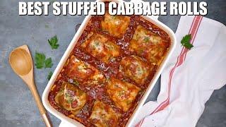 How to make the BEST Stuffed Cabbage Rolls - Sweet and Savory Meals