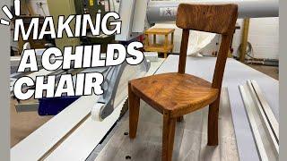 Making A Childs Chair Out Of Scrap Wood!