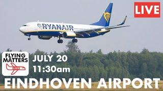 LIVE PlaneSpotting  #EINDHOVEN AIRPORT Departures/ Arrivals live atc