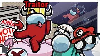 I became Traitor and won it all with a SINGLE VOTE | Among Us Town of Us Mod w/ Friends